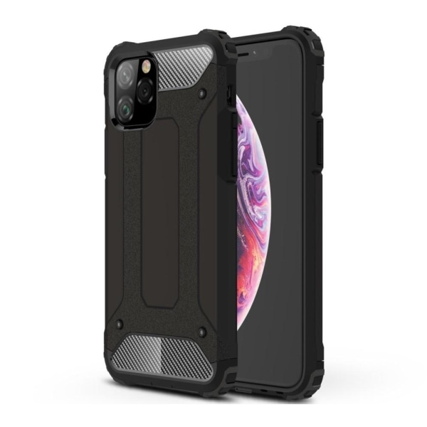 iPhone 11 Pro Armour Case Shock Resistant Cover - Sort Black