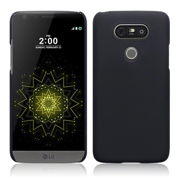 LG G5 Black Hard Case Cover Transparent