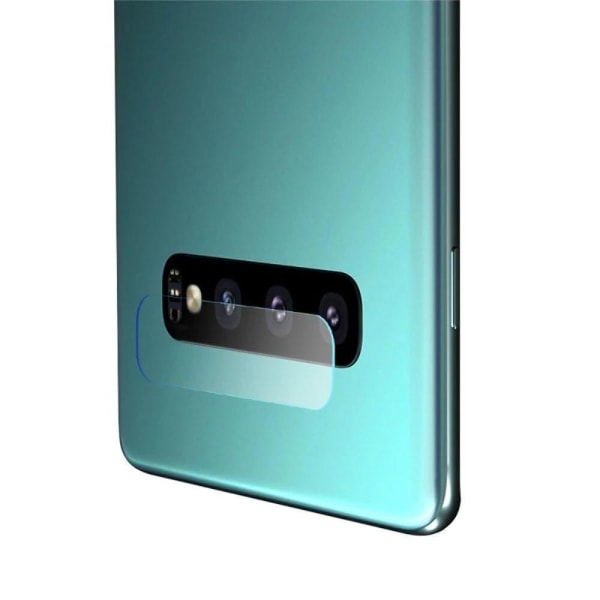 2-Pack Samsung Galaxy S10 Plus Kamera Linsskydd Härdat Glas Transparent
