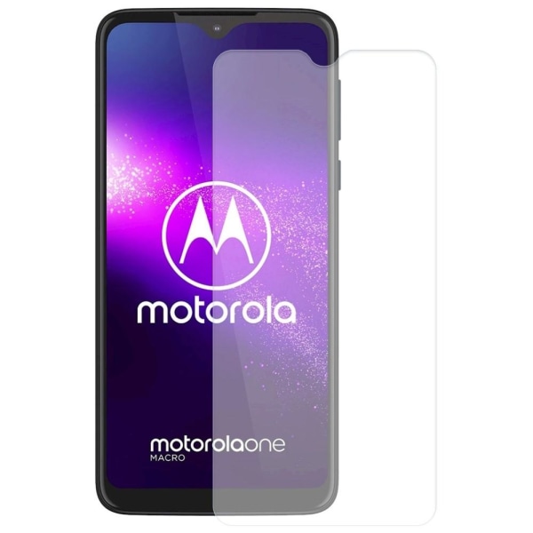 Motorola One Macro hærdet glas skærmbeskytter 0,3 mm Transparent