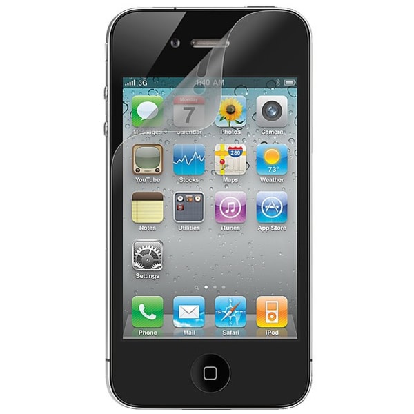 iPhone 4/4S Näytönsuoja - Ultra Thin Transparent