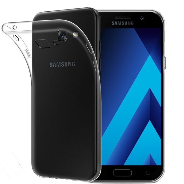 Samsung Galaxy A3 2017 läpinäkyvä pehmeä TPU-suojus Transparent