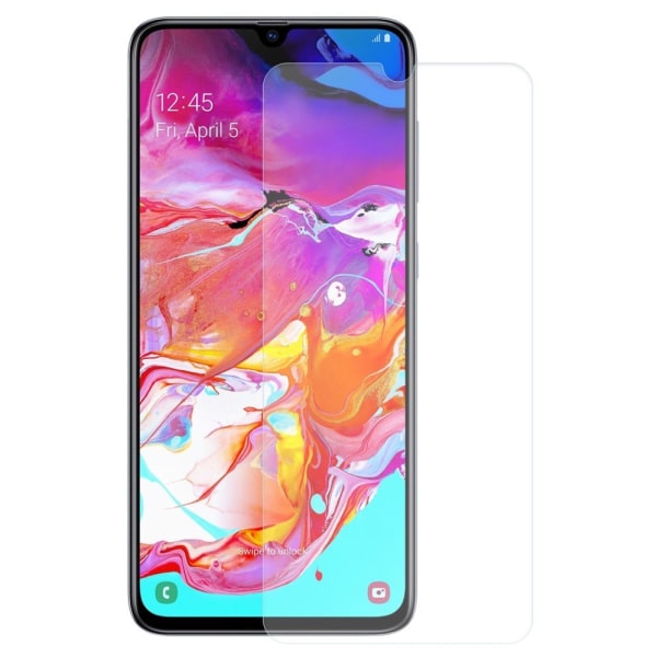 2-Pack Samsung Galaxy A70 Härdat Glas Skärmskydd 0,3mm Transparent