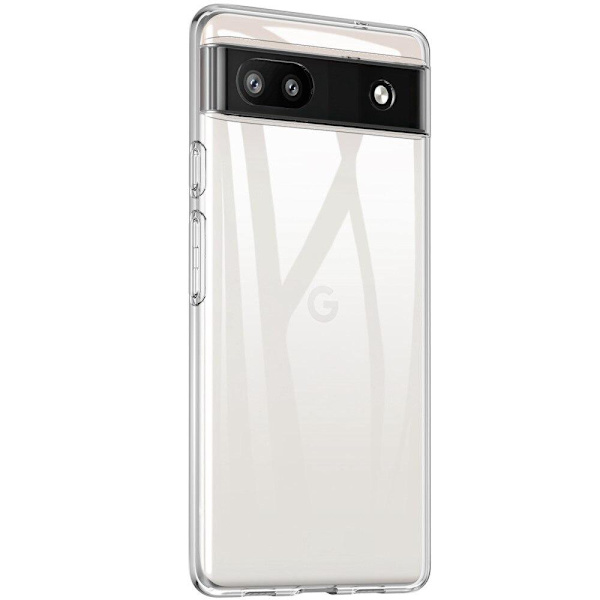 Google Pixel 6a Genomskinligt Mjukt TPU Skal Transparent