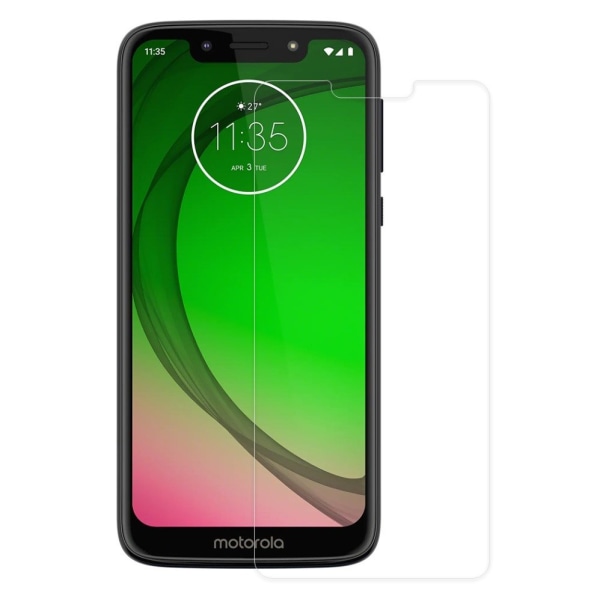 2-pack Motorola Moto G7 Play karkaistu lasi näytönsuoja 0,3mm Transparent