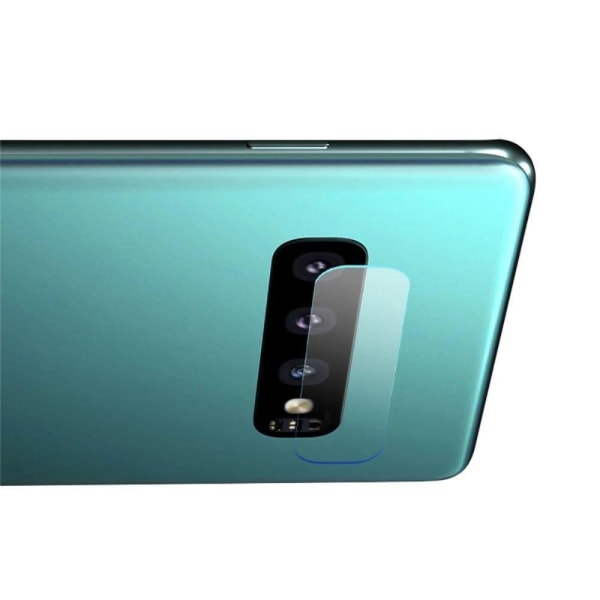 2-Pack Samsung Galaxy S10 Kamera Linsskydd Härdat Glas 0,2mm Transparent