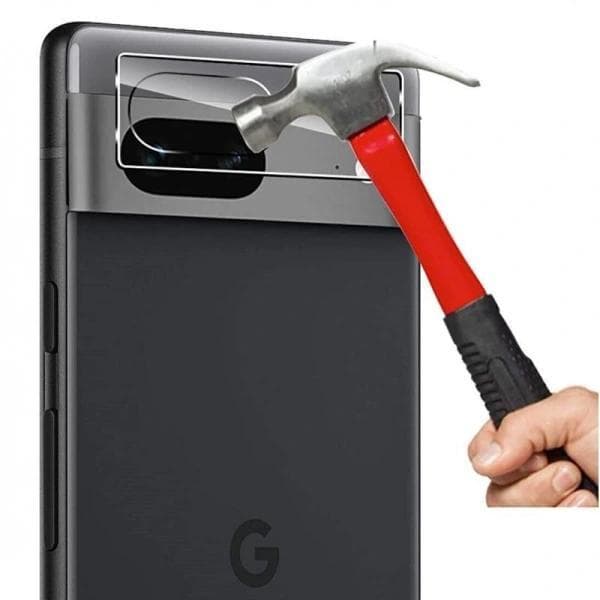 2-Pack Google Pixel 7a Kamera Linsskydd Härdat Glas 0,2mm Transparent