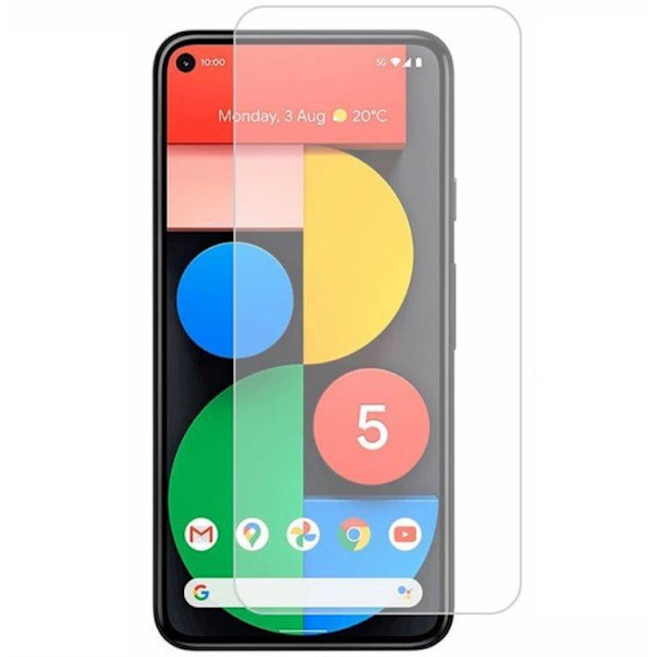 2-Pack Google Pixel 5 Härdat Glas Skärmskydd 0,3mm Transparent