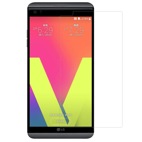 2-Pack LG V20 Härdat Glas Skärmskydd 0,3mm Transparent