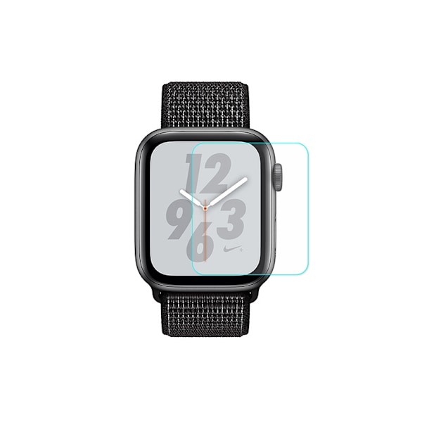 2-Pack Apple Watch Series 4 Härdat Glas Skärmskydd 40mm Transparent