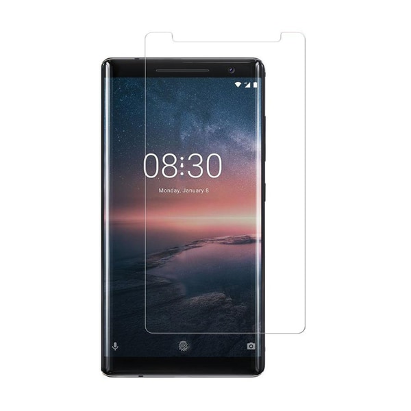 Nokia 8 Sirocco skærmbeskytter i hærdet glas 0,3 mm Transparent