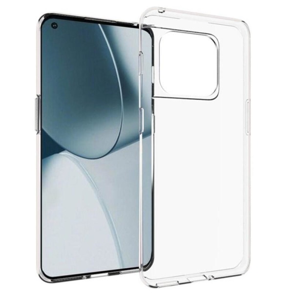 OnePlus 10 Pro gennemsigtigt blødt TPU-cover Transparent