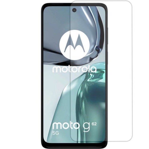 2-Pak Motorola Moto G62 5G Skærmbeskytter i Hærdet Glas 0,3mm Transparent