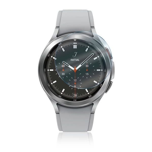 2-Pack Samsung Galaxy Watch 4 Classic 42mm Härdat Glas Skärmskyd Transparent
