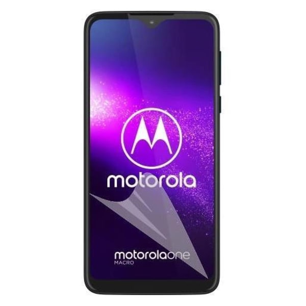 2-Pak Motorola One Macro Skærmbeskytter - Ultra Thin Transparent