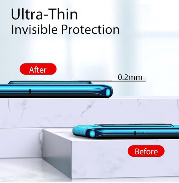 Google Pixel 8a Kamera Linsskydd Härdat Glas 0,2mm Transparent