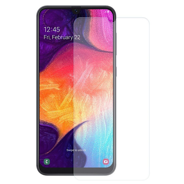 2-Pack Samsung Galaxy A50 Härdat Glas Skärmskydd 0,3mm Transparent