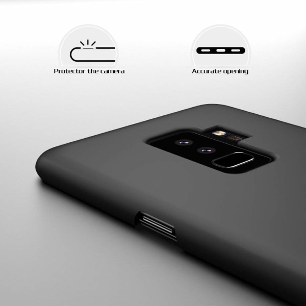 Samsung Galaxy S9 Plus Hard Case Shell Musta Black