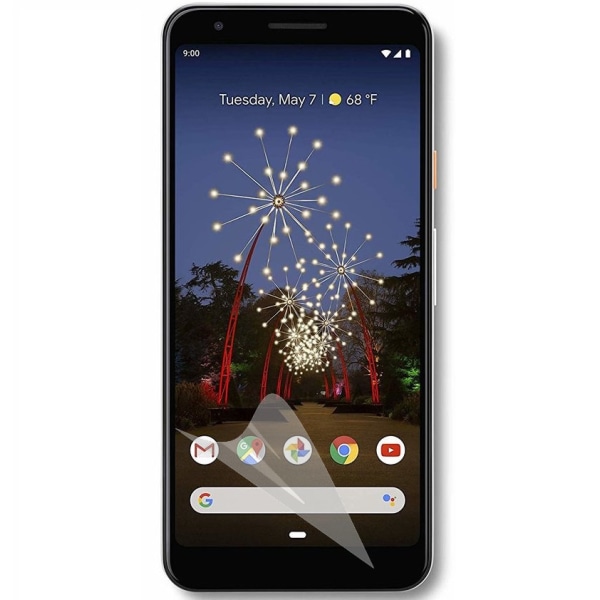 Google Pixel 3a skærmbeskytter - Ultratynd Transparent