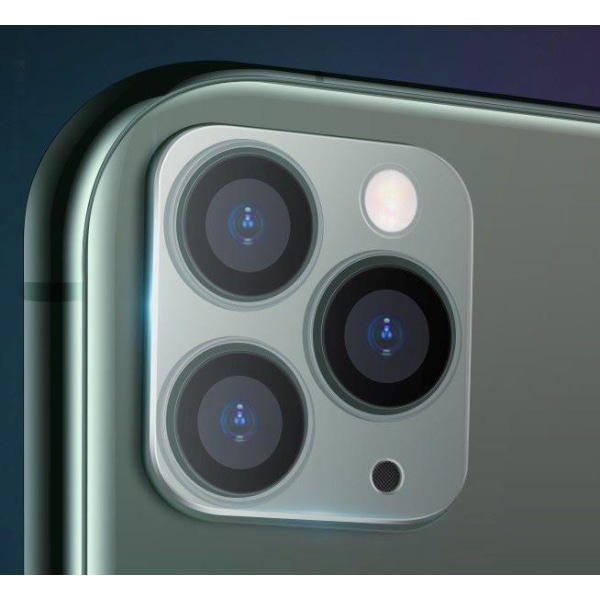 2-Pack iPhone 11 Pro Max Kamera Linsskydd Härdat Glas 0,2mm Transparent