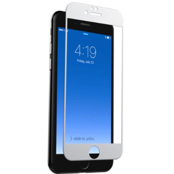 Heltäckande iPhone 8 Plus Härdat Glas Skärmskydd 0,2mm Transparent