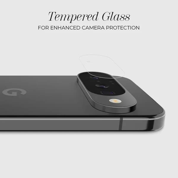2-Pack Google Pixel 10 Kamera Linsskydd Härdat Glas 0,2mm Transparent