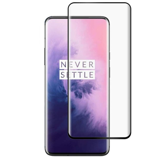 OnePlus 7T Pro Heltäckande 3D Härdat Glas Skärmskydd 0,2mm Transparent