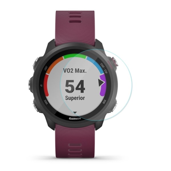 2 kpl Garmin Forerunner 245 Karkaistu Lasi Näytönsuoja Transparent