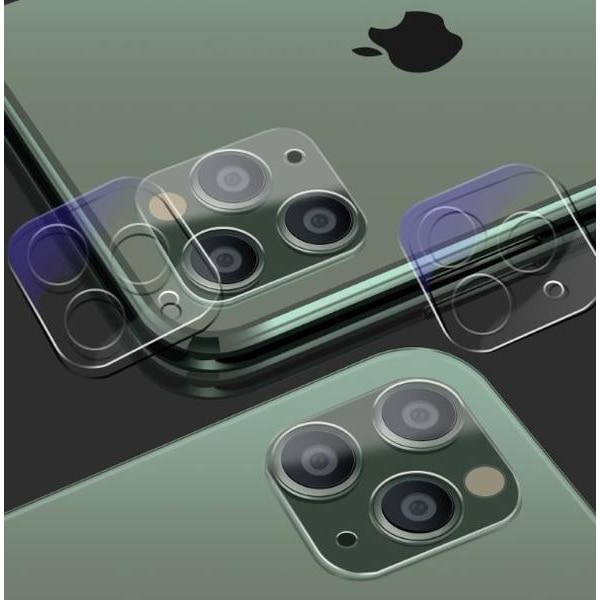 iPhone 11 Pro Max Kamera Linsskydd Härdat Glas 0,2mm Transparent