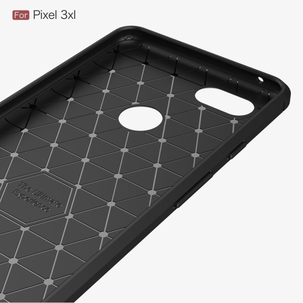 Google Pixel 3 XL Anti Shock Carbon Shock Resistant Cover Black