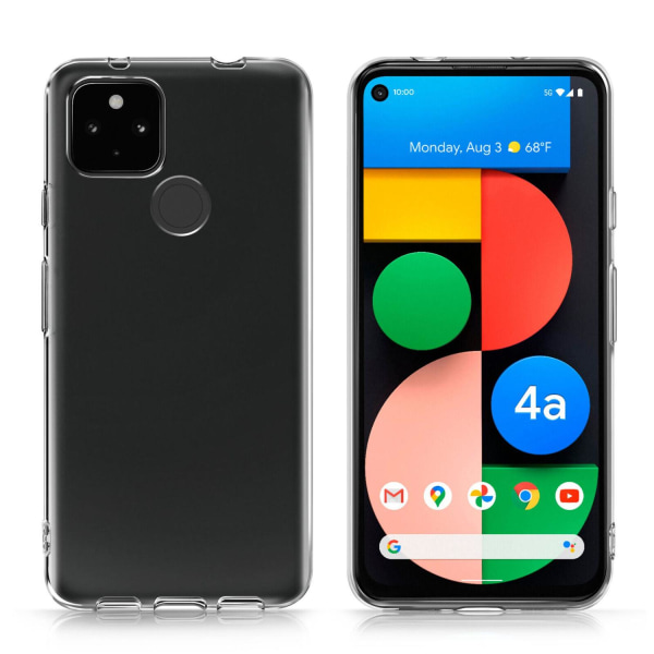 Google Pixel 4a 5G Genomskinligt Mjukt TPU Skal Transparent