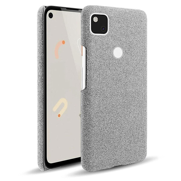 Google Pixel 4a 5g Textil Skal - Grå Black