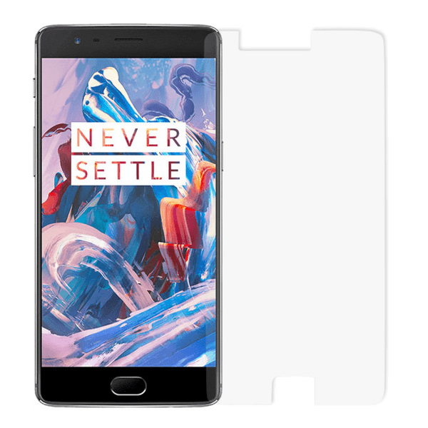 2-Pak OnePlus 3 Skærmbeskytter i Hærdet Glas 0,3mm Transparent