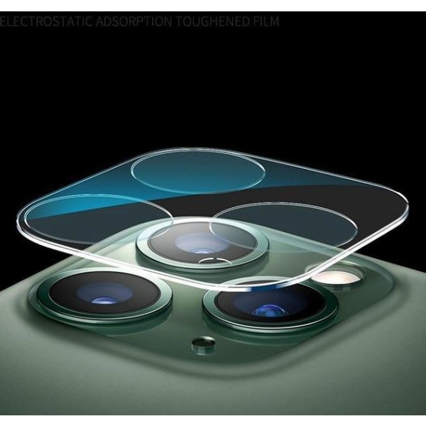 iPhone 11 Pro Max Kamera Linsskydd Härdat Glas 0,2mm Transparent