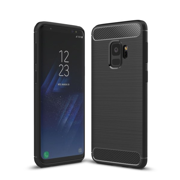Samsung Galaxy Note 9 Anti Shock Carbon Shock Resistant Cover Black