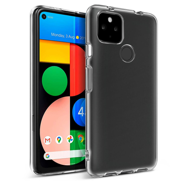 Google Pixel 4a 5G Genomskinligt Mjukt TPU Skal Transparent