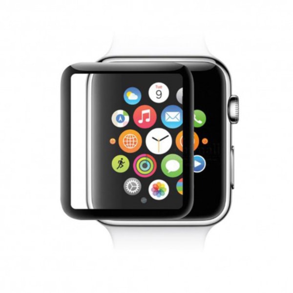 Apple Watch 5 44 mm täysin peittävä 3D karkaistu lasi näytönsuoja Transparent