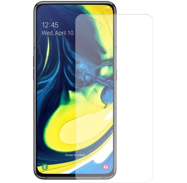 2-Pack Samsung Galaxy A80 Härdat Glas Skärmskydd 0,3mm Transparent