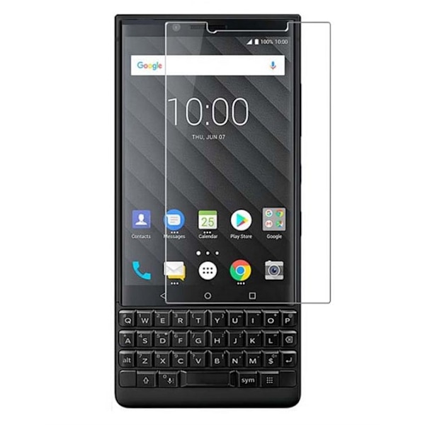 BlackBerry Key2 Skærmbeskytter i Hærdet Glas 0,3mm Transparent