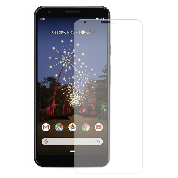 2-Pak Google Pixel 3a Skærmbeskytter i Hærdet Glas 0,3mm Transparent