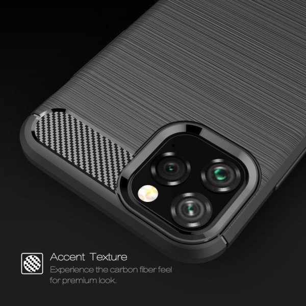 iPhone 12 Mini Anti Shock Carbon Shock Resistant Cover Black