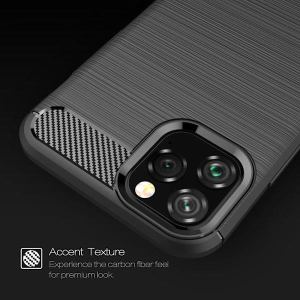 iPhone 12 Mini Anti Shock Carbon Stöttålig Skal Black