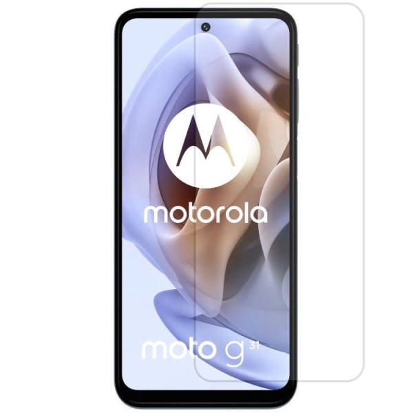 2-Pack Motorola Moto G31 Härdat Glas Skärmskydd 0,3mm Transparent