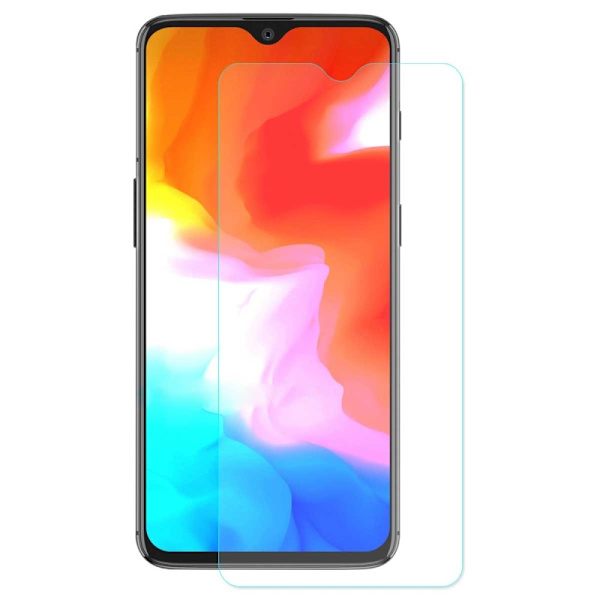 2-Pak OnePlus 6T Skærmbeskytter i Hærdet Glas 0,3mm Transparent