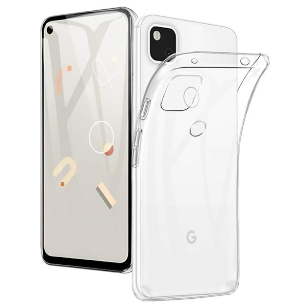 Google Pixel 4a Transparent Mjuk TPU Skal Transparent