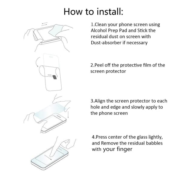 3-Pack iPhone XS Max Härdat Glas Skärmskydd 0,3mm Transparent