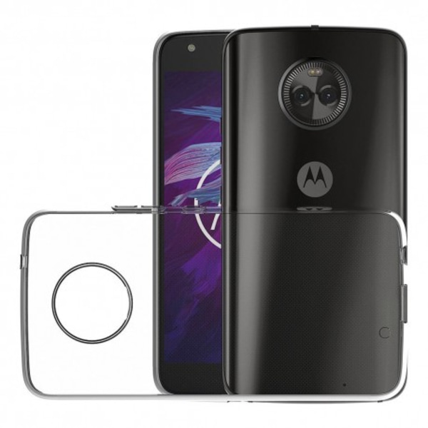 Motorola Moto X4 gennemsigtigt blødt TPU-cover Transparent