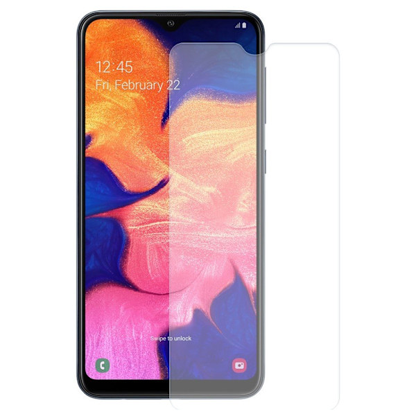Samsung Galaxy A10 Skærmbeskytter i Hærdet Glas 0,3mm Transparent