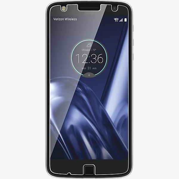 2-Pack Motorola Moto Z Force Härdat Glas Skärmskydd Transparent