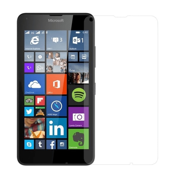 2 kpl Nokia Lumia 640 karkaistu lasi näytönsuoja 0,3mm Transparent